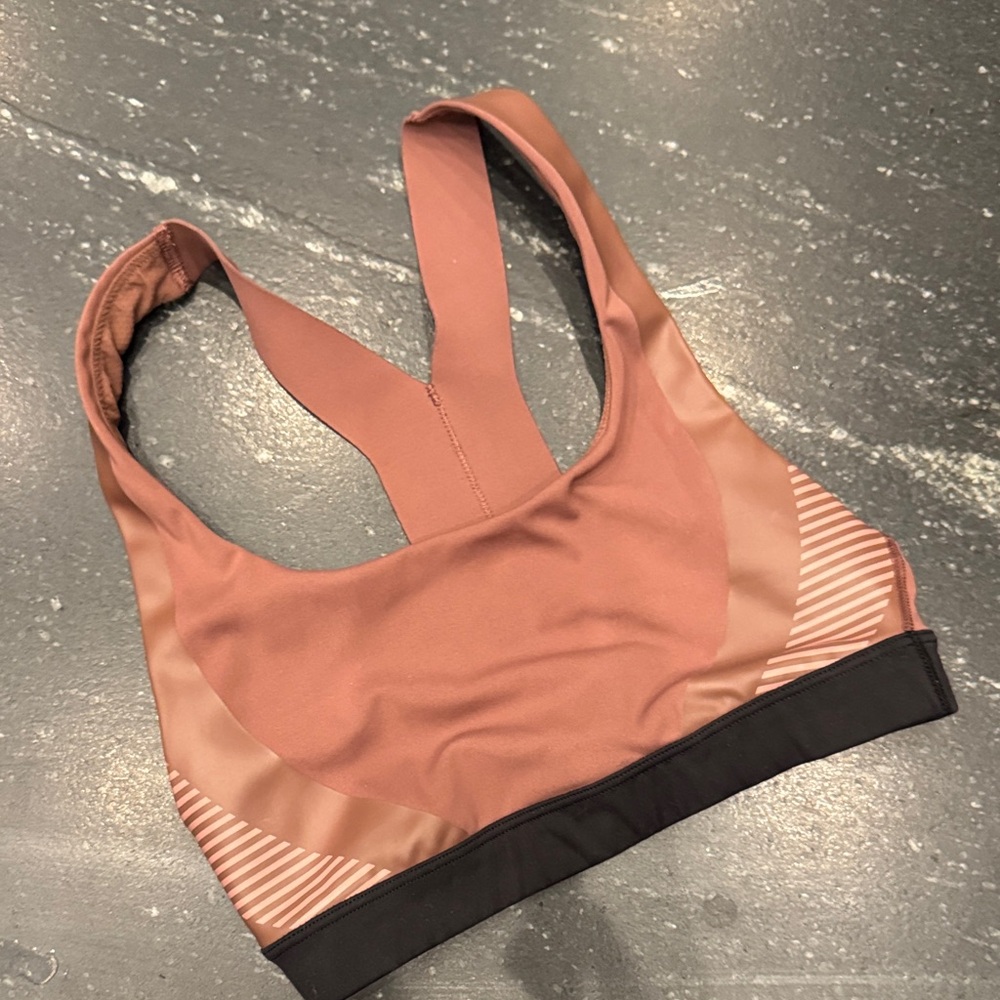 Athleta Brown and Black Sports Bra